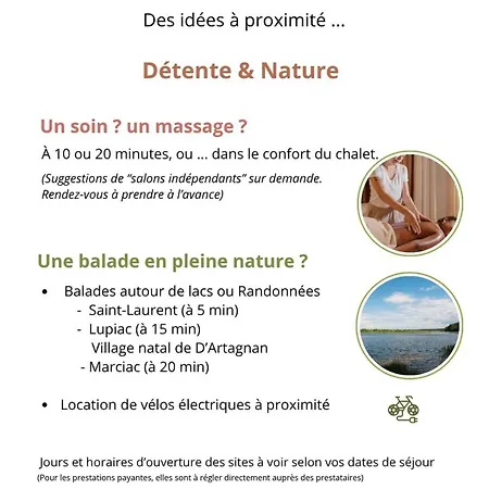 Chalet Cèdre - Piscine privée et Jacuzzi privatif dans le Gers *